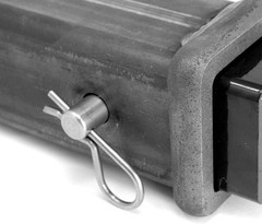 5/8 Inches Diameter Stainless Steel Trailer Hitch Size: Will Fit 2.5 receivers