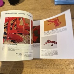 Vintage 1972 Massey Ferguson Moldboard Plow Dealer Sales Brochure Catalog