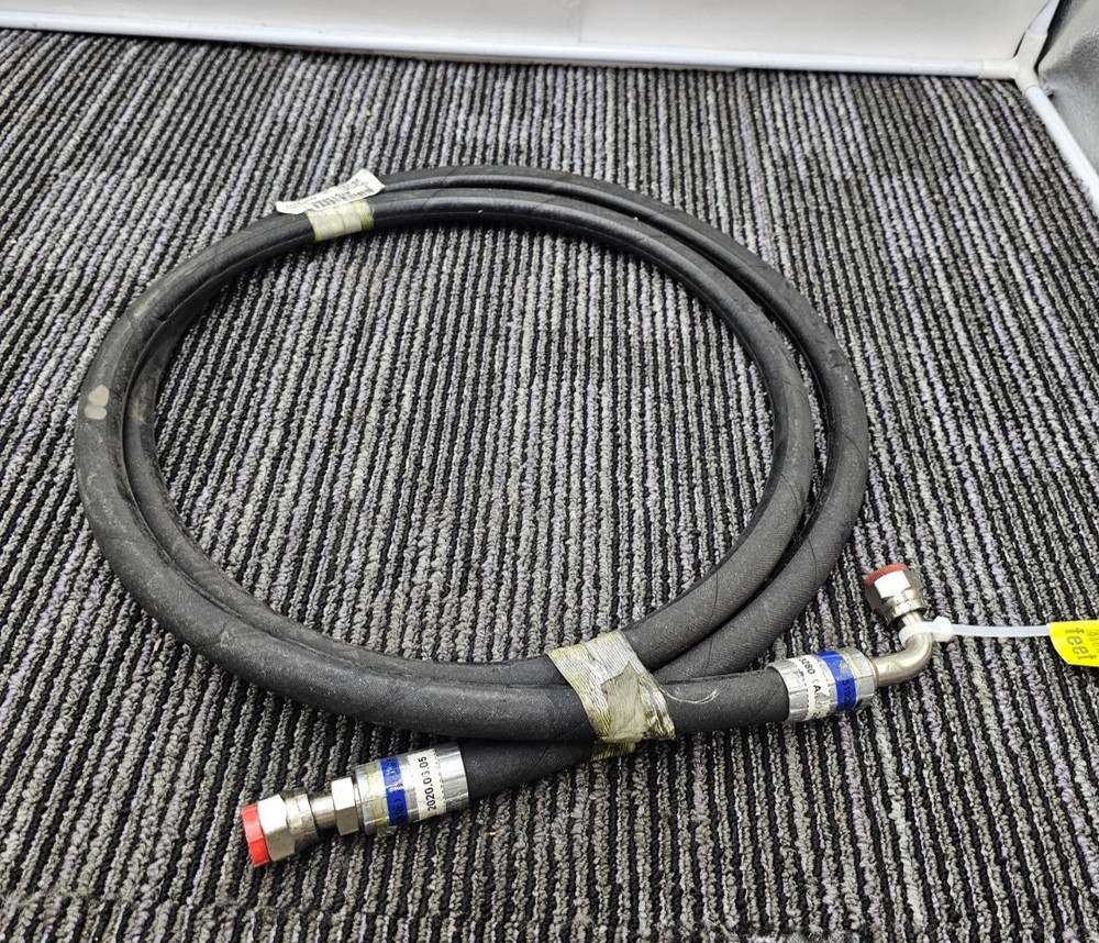 John Deere AT513280 5FT Flexible Hose Replacement Black 513280P23H Fitting