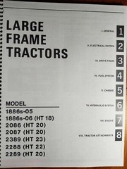 Bolens 1886s-05 1886s-06 2086 2087 2288 2289 2389 Large Tractor Service Manual