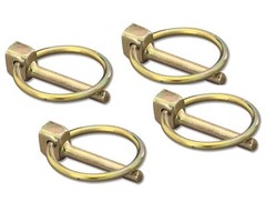 10 Pack of Tractor Implement Lynch Pins with Ring 7/16″ x 1-3/4 Inch 873-2703