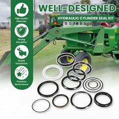 AW16443 Loader Hydraulic Lift Cylinder Seal Kit fit for John Deere 148 158 168