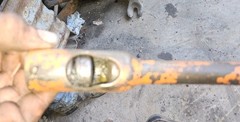 Allis Chalmers B AC tractor ORIGINAL main steering tie rod drag link