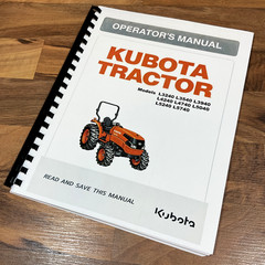 Operators Manual for Kubota L4240 L4740 L5040 GST 2wd 4wd DT F GST Tractor Owner