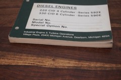 OEM – Ford Industrial 220 & 330 Diesel Engines Service Manual for 590E & 592E
