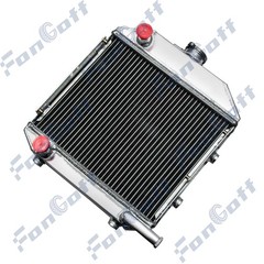 # SBA310100211 Aluminum Radiator with Cap Fit Ford 1300 Compact Tractor