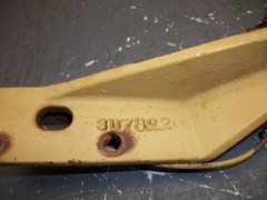 Caterpillar 12E Motor Grader Headlight Bracket Cat 120 12F 140 14E 3D7822