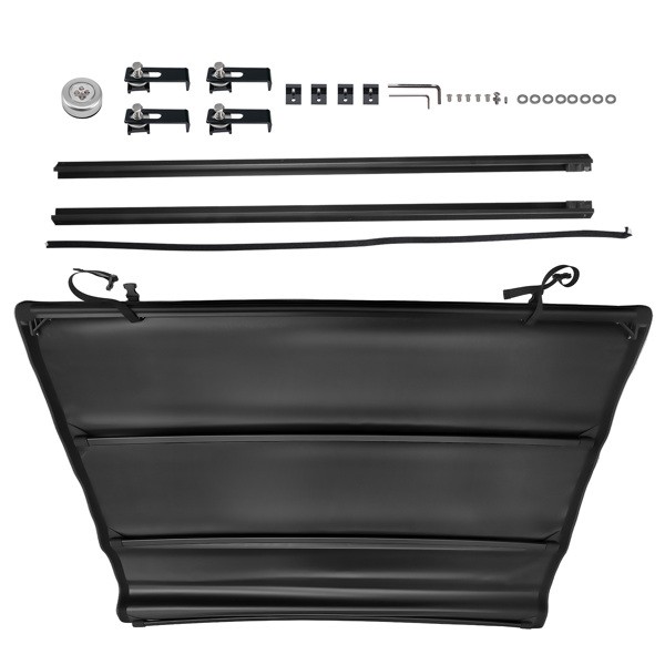 Soft Roll-Up Tonneau Cover for Toyota Tacoma 2024-26 5ft Extra Short Bed w/Lamp