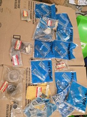 LARGE NOS LOT OF VINTAGE 70’s MASSEY FERGUSON LAWN MOWER TRACTOR PARTS #5