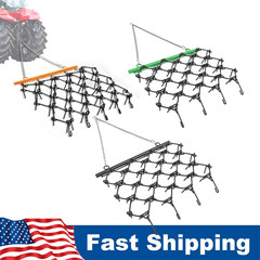GRAVEE Drag Harrow for ATV UTV Tractor 4×4 ft 5×4.5 ft 3/8″ 1/2″ Teeth