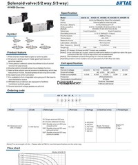 AirTAC 12V 24V 110V 220V Pneumatic Electric Solenoid Air Valve 5 Way 2 Position