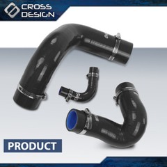 Black Radiator Hose Set Upper Lower & Bypass Hoses Fit For John Deere Models