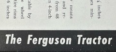 Vtg Ferguson Tractor System Implements Photos Salesman Pocket Binder Manual 40s