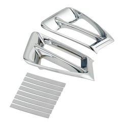 Chrome Air Exhaust Intake Accent Trim For Honda Goldwing GL1800 2012-2016