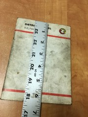 1985 Detroit Diesel Field Service Data Manual Book 6SE464 (46 pages) Pocket size