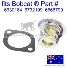 for Bobcat Kubota Thermostat 6630184 with Heater S175 S185 T190 L28 5600 337 341