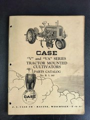 1949 Case Tractor Model V VA Cultivator Dealer Parts Catalog Manual Brochure