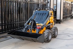 MINI Skid Steer Loader 23HP Wheeled Skid Steer EPA GAS Engine Free Ship&Unload