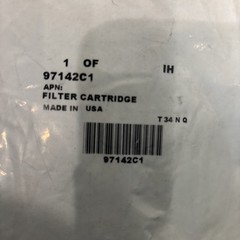 CNH Original Parts Filter Cartridge 97142C1 Two