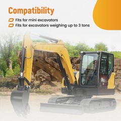 7.87 Inch Narrow Trench Bucket for TYPHON AGT 0.8-2Ton Mini Excavator Attachment