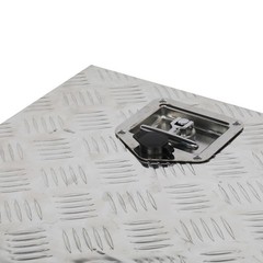 42″ Aluminum Under Body Toolbox 5 Bar Tread Silver