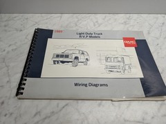 1989 WIRING DIAGRAMS R/V P TRUCK MODELS X-8940 1988 SERVICE MANUAL SHOP BOOK
