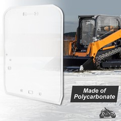 Clear Polycarbonate Door glass For Kubota SVL65 SVL75 SVL90 SVL95 Track Loader