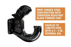 Buyers Products 10040 15 Ton Pintle Hook with Mounting Kit – Heavy Duty Pi
