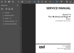 CASE IH 350 STEIGER TRACTOR MANUAL OPERATORS SERVICE SHOP ENGINE REPAIR PDF USB