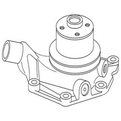 K200679 Water Pump For David Brown 990 For Syncro, 995, 995, 1210+