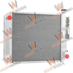4-Row Aluminum Forklift Radiator For Hyster H40XL H45XL C177 GM 3.0L #1329169