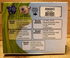 Delavan 8900C Series 8 Roller Pump Pro 24 GPM 150 PSI 540-1000 RPM 1″ FNPT