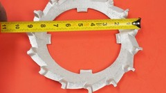 Burch Plow Works Small Med Hybrid Round Corn Vertical Drop Seed Planter Plate