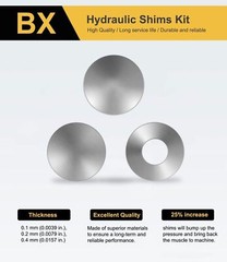 Pressure Gauge and Hydraulic Shims Kit For Kubota B Series, BX 1880, 23S Series
