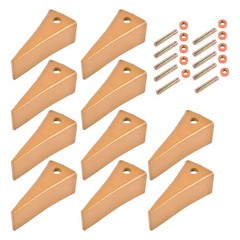 10x 1U3202 Bucket Teeth w/ Pins 8E6208 Retainers 8E6209 Fits for CAT J200 Series