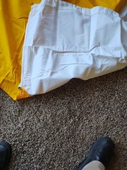 3-Bow Tractor Canopy Replacement Cover 40″ Canvas Yellow White Buggy Top Snowco