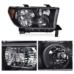 Headlights Assembly Fit Toyota Tundra 2007-2013/Sequoia 2008-2017