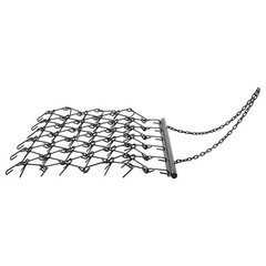 5 x 4.5 FT Heavy-Duty Steel Drag Harrow for ATV UTVs Lawn Tractors Leveling