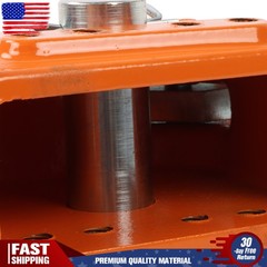 Orange Easy Change Quick Hitch w/Stabilizer Bar for Category 2 Tractor/Implement