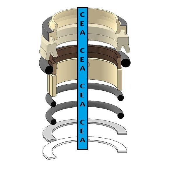2438U1948R400 Arm Cylinder Seal Kit Fits Kobelco SK150 III