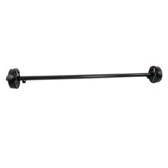 3500Lbs 5 Lug Electric Brake Trailer Axle 89in Hub 74in Spring 5×4.5 Bolts