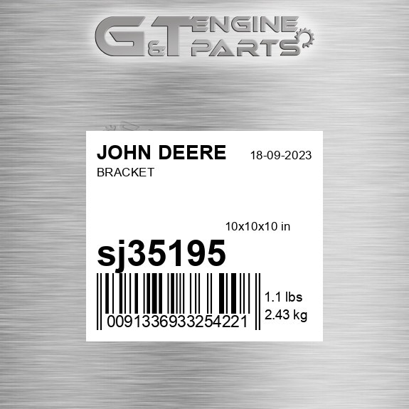 SJ35195 BRACKET fits JOHN DEERE (Surplus Open Box)
