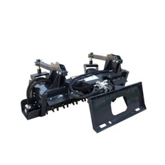 Wolfequip Soil Conditioner Attachment Harley Rake For CAT Skid Steer Power Rake