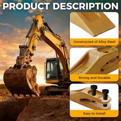 4X For Skid Steer Mini Ex Bucket Uniteeth Trenching Bucket Teeth w/ Hardware