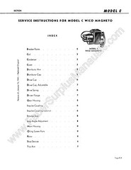 Wico Service & Parts Manual for Type C Magnetos *438