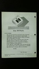 International Harvester Rotary Mowers Operator’s Manual 38-50 Inch Models