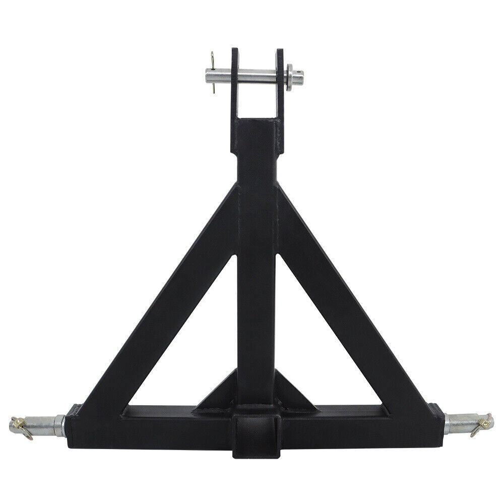 3 Point 2” Trailer Receiver Hitch Tow Drawbar Category 1 Tractor Adapter