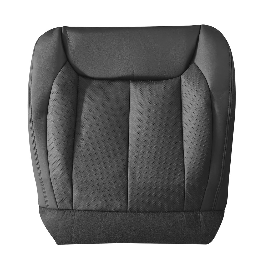 Driver Side Bottom Leather Seat Cover Black Perforated Cadillac DTS 2006-2011