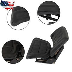 Black Universal Tractor Suspension Seat For Massey Ferguson Ford / New Holland