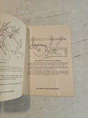 Original 1941 Massey Harris 27 Gang Plow Setting Up Instructions Manual